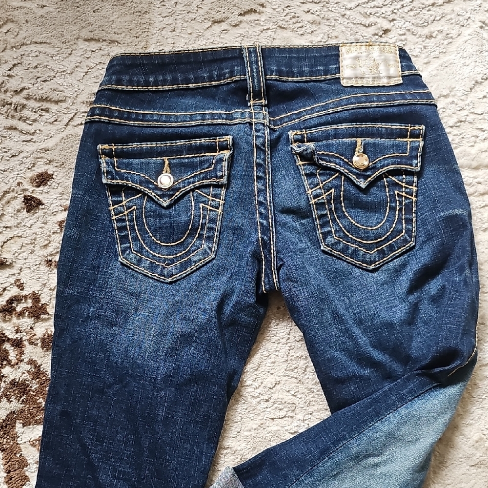 True Religion Dark Blue Skinny Jeans